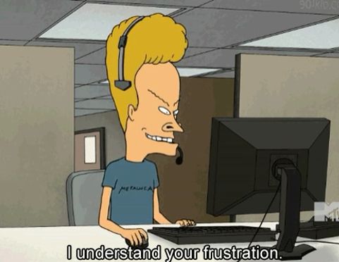 Cartoon "I understand your frustration"